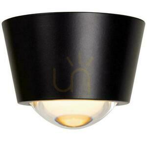 Plafond Lucide Rigon svart LED aluminium glas modern small 1