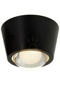Plafond Lucide Rigon svart LED aluminium glas modern small 0