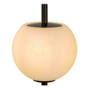 Lucide ELDA vägglampa svart retro IP44 badrum metall glas small 2