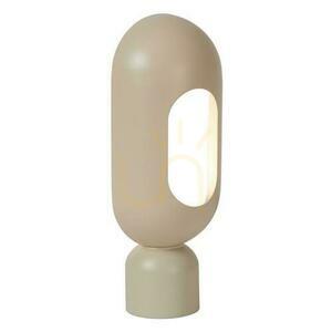 Lucide BARRIS bordslampa E27 25W taupe stål 30 cm sladdströmbrytare 05549/01/41 small 2