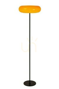 Lucide Sentino orange golvlampa med svart fot 3×G9 150 cm 10725/01/53 small 0