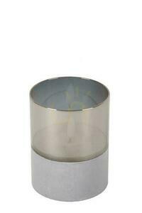 Bordslampa Lucide VELAS grå glas LED modern small 4