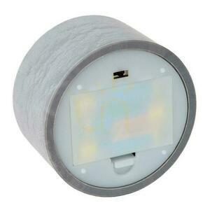 Bordslampa Lucide VELAS grå glas LED modern small 8