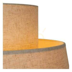 Lucide TRIBUTE pendellampa beige svart tyg metall Japandi 60 cm small 2