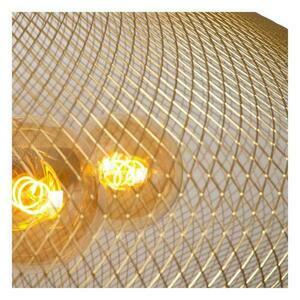 Lucide MESH taklampa i metall, guld/svart, 3 ljuskällor, vintage small 2