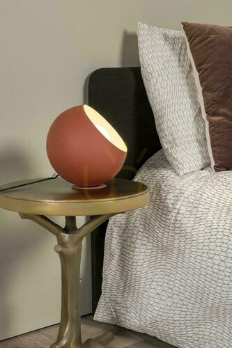 Kontrollera Lucide DOREDOS bordslampa terrakotta Ø20 cm 1×E27 51500/20/55