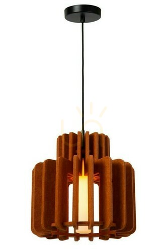 Kontrollera Taklampa Lucide ROLLO Japandi filt glas E27 40 cm