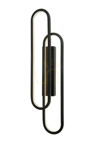 Kontrollera Vägglampa Lucide THELMA svart LED 33W aluminium modern dimbar 75 cm
