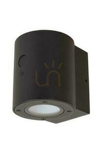 Lucide PERTH vägglampa utomhus svart LED IP65 aluminium moderna lampor small 1