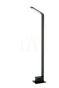 Outdoor Post Light Lucide LAWFORD svart aluminium LED IP54 80 cm small 0