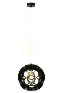 Lucide HANNELORE pendellampa svart metall 30 cm E27 small 0