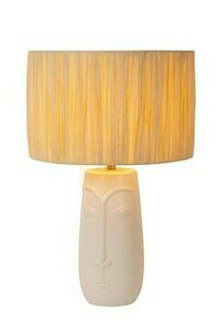 Lucide VISO bordslampa vit beige Japandi E27 56 cm small 0