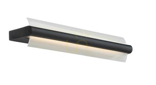 Kontrollera Vägglampa Lucide WANDA svart LED 60 cm IP44 badrum