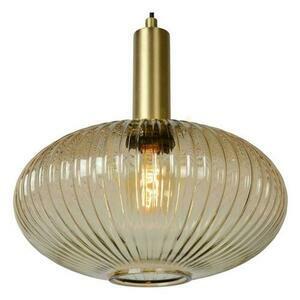 Lucide MALOTO pendellampa guld glas retro E27 30 cm 45386/30/62 small 9