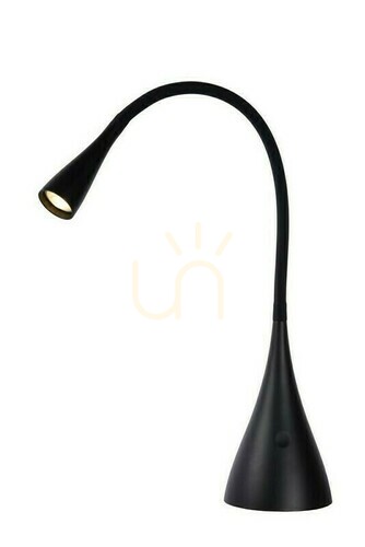 Kontrollera Lucide ZOZY skrivbordslampa svart LED dimbar 18656/03/30
