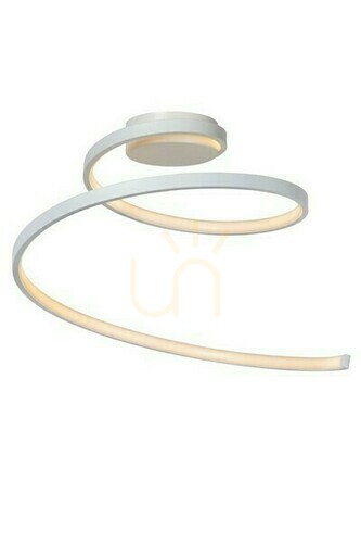 Kontrollera Plafond Lucide MAXENCE vit 46 cm LED 24 W 46199/25/31