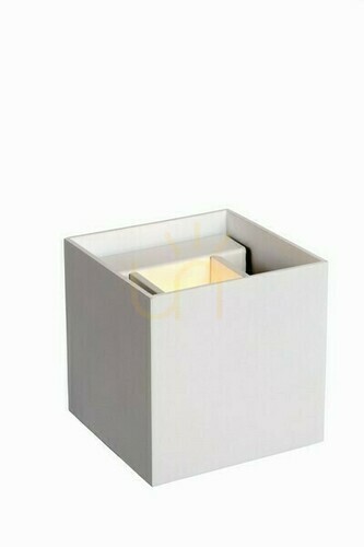Kontrollera Lucide AXI vägglampa vit LED 6W IP54 69200/06/31