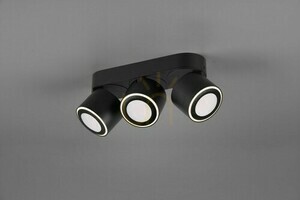 Trio TAURUS 652910332 LED-taklampa, mattsvart, 3 spotlights small 3