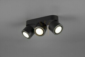 Trio TAURUS 652910332 LED-taklampa, mattsvart, 3 spotlights small 4