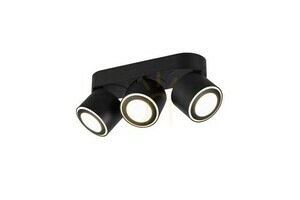 Trio TAURUS 652910332 LED-taklampa, mattsvart, 3 spotlights small 0