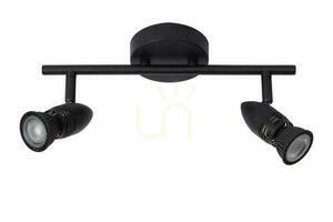 Spotlight Lucide CARO 2-ljus svart metall GU10 13955/02/30 small 1
