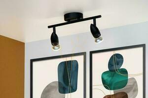 Spotlight Lucide CARO 2-ljus svart metall GU10 13955/02/30 small 2