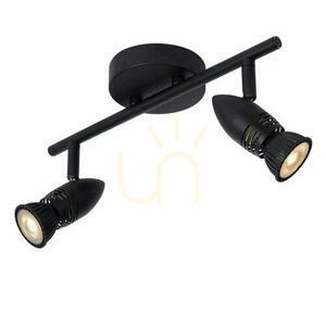Spotlight Lucide CARO 2-ljus svart metall GU10 13955/02/30 small 5