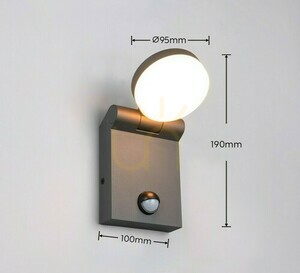 Trio ADOUR vägglampa för utomhusbruk - MOVEMENT SENSOR 245569142 small 7