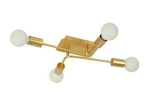 Plafond Lucide LESTER 4-ljus guld metall vintage 51 cm 21118/04/02 small 1