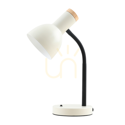 Kontrollera Skrivbordslampa Italux Senza beige trä E27 TB-37263A-BG