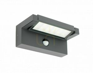 Utomhus vägglampa SU-MA REN mörk ask LED IP65 RN20-KPIR small 1