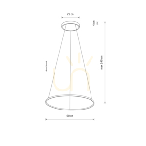 CIRCOLO LED-pendellampa M 11403 Nowodvorski small 5