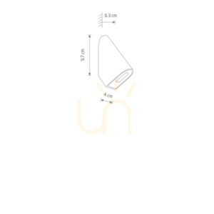CLINE LED vägglampa för utomhusbruk 11377 Nowodvorski small 5