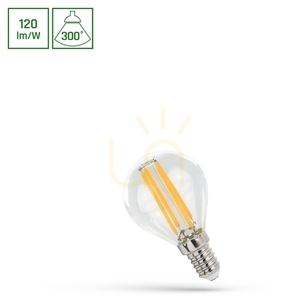 Led Ball E14 230 V 5,5 W Cog Ww Clear Spectrum small 0