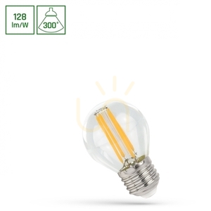 Led Ball E27 230 V 5,5 W Cog Nw Clear Spectrum small 1
