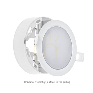 Algine Eco 2w1 Utanpåliggande Downlight 6 W Nw 230 V 110st Ip20 Ik06 115x35mm Vit Rund 9 Algine Eco 2w1 Utanpåliggande Downlight 6 W Nw 230 V 110st Ip20 Ik06 115x35mm Vit Rund small 9
