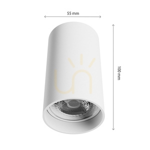 Chloe Variosa Gu10 Ytmonterad Gu10 230 V Ip20 55x100 Mm Vit Rund. 4 Chloe Variosa Gu10 Ytmonterad Gu10 230 V Ip20 55x100 Mm Vit Rund. small 4