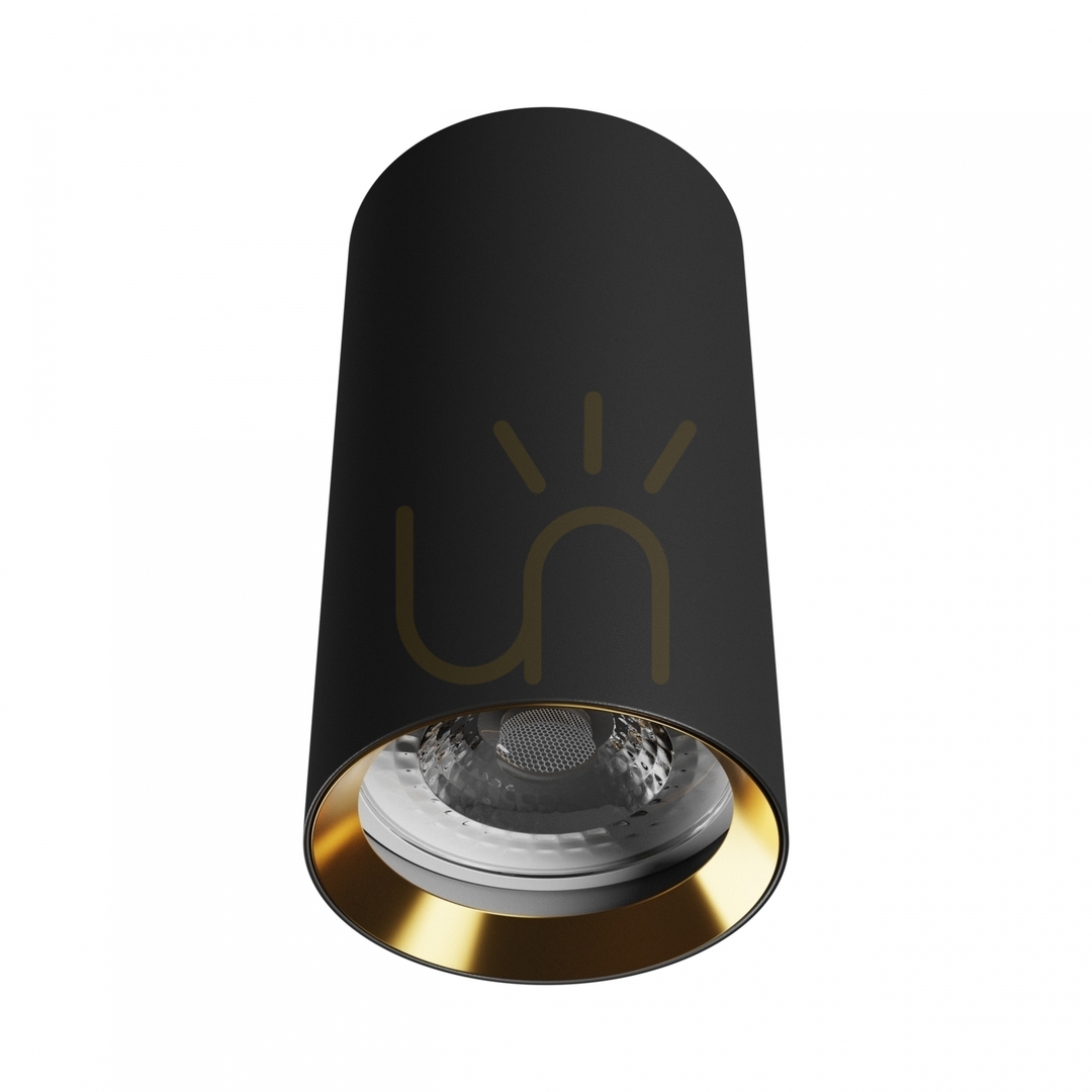 Kontrollera Chloe Variosa Gu10 Utanpåliggande Gu10 230 V Ip20 55x100 Mm Svart Center Guld Rund. Chloe Variosa Gu10 Utanpåliggande Gu10 230 V Ip20 55x100 Mm Svart Center Guld Rund.