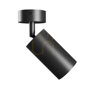 Squalla Variosa Gu10 Vägglampa 230 V Ip20 55x100x165 Mm Svart Rund. small 6