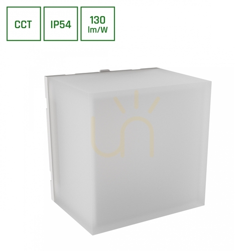 Kontrollera Scatollo 5 W Cct 230 V Ip54 100x100x75 Mm Vit fasad
