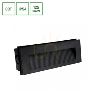 Encanta Asymmetric 6 W Cct 230 V Ip54 230x84x52 Mm Svart infälld fasad. 0 Encanta Asymmetric 6 W Cct 230 V Ip54 230x84x52 Mm Svart infälld fasad. small 0