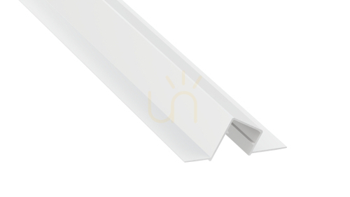 Kontrollera LED-profil LUMINES typ Duo vitlackerad 2 m