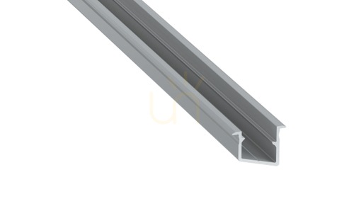 Kontrollera LUMINES LED-profil typ V silveranodiserad 2 m