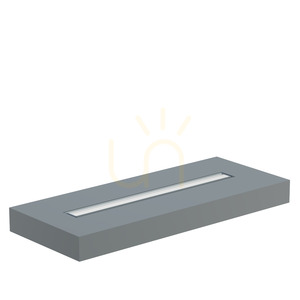 LUMINES STRADA LED-profil 1 m, silvereloxerad small 10