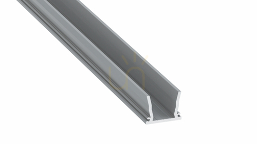 Kontrollera LED-profil LUMINES typ Strada silveranodiserad 2 m