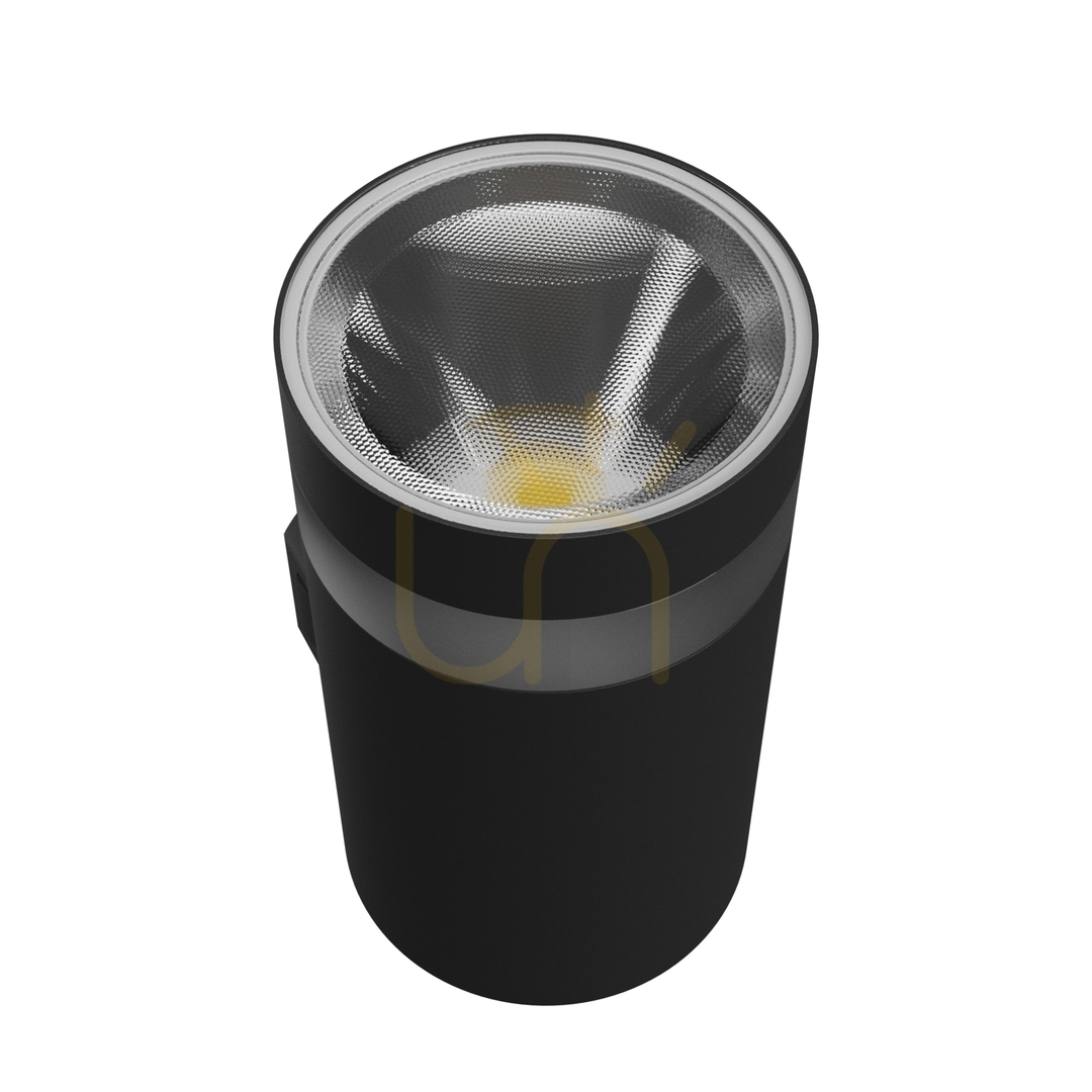 Display Torre Ring 9 W Cct 230 V Ip54 99x78x156 Mm Svart Rund Fasad Enkelriktad. Torre Ring 9 W Cct 230 V Ip54 99x78x156 Mm Svart Rund Fasad Enkelriktad.