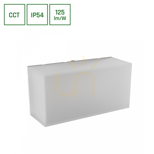 Kontrollera Scatollo 8 W Cct 230 V Ip54 200x100x75 Mm Vit fasad