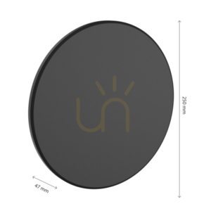 Piatta 18 W Cct 230 V Ip44 250x47 Mm Svart Rund Fasad. 12 Piatta 18 W Cct 230 V Ip44 250x47 Mm Svart Rund Fasad. small 12