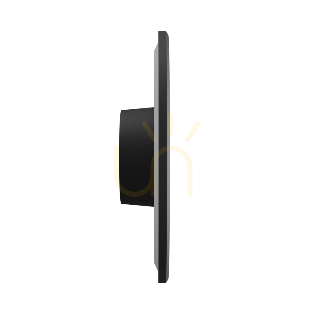 Visa Piatta 18 W Cct 230 V Ip44 250x47 Mm Svart Rund Fasad. Piatta 18 W Cct 230 V Ip44 250x47 Mm Svart Rund Fasad.