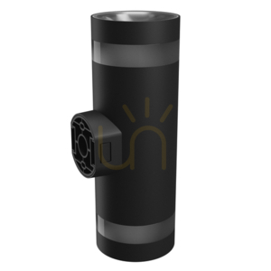 Torre Ring 18 W Cct 230 V Ip54 99x78x240 Mm Svart Rund Fasad Tvåvägs. small 4